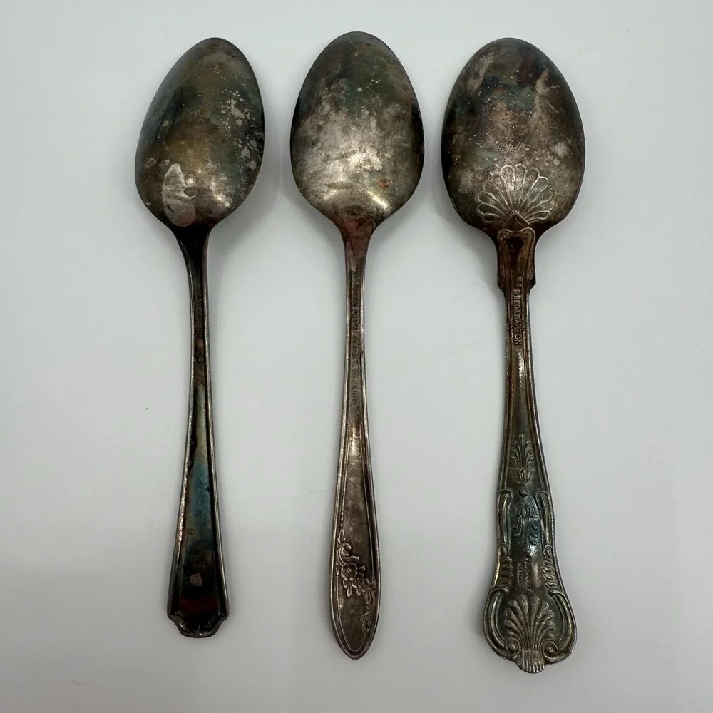 VINTAGE Reed & Barton Fairmont Hotel / Tudor Plate / Duro Plate Oneida Teaspoons